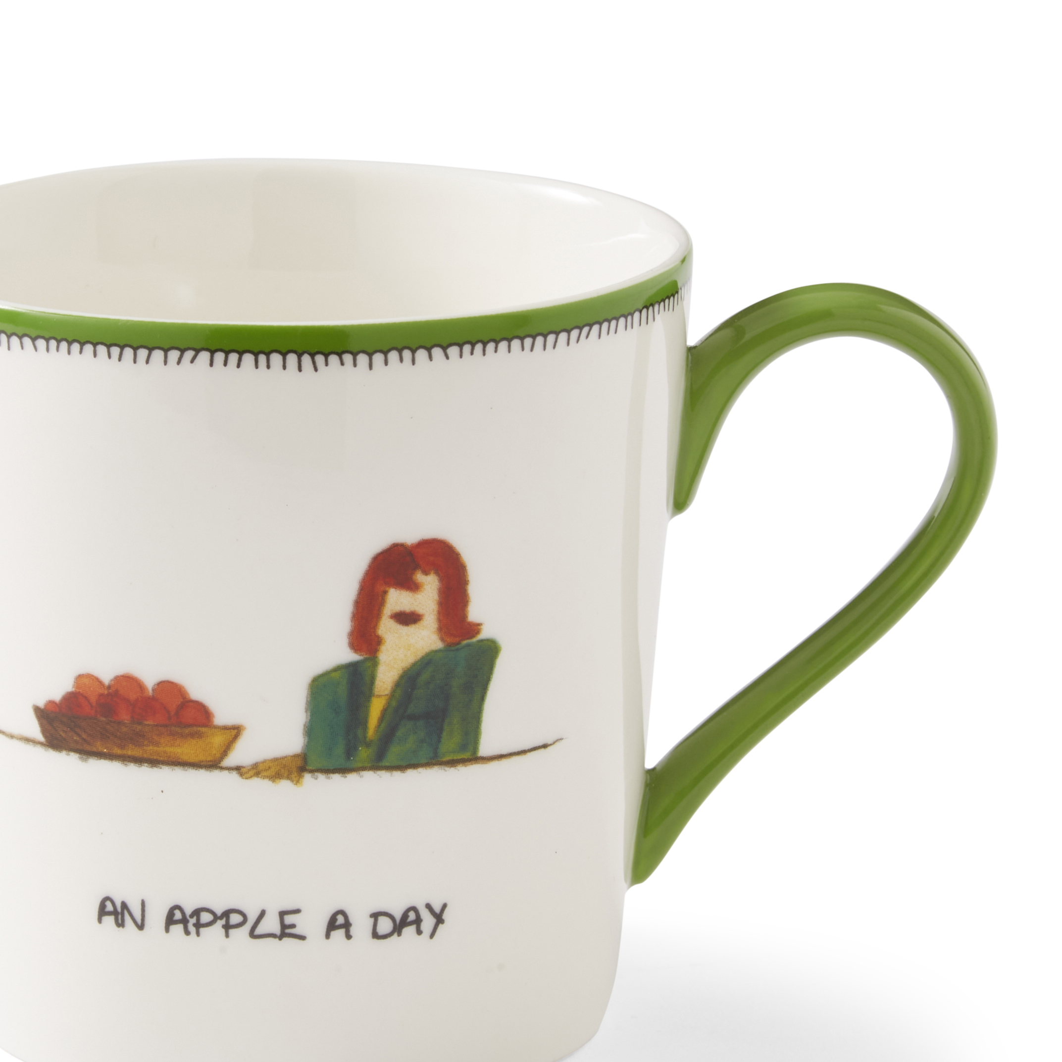 Kit Kemp Doodles Apple a Day Mug image number null